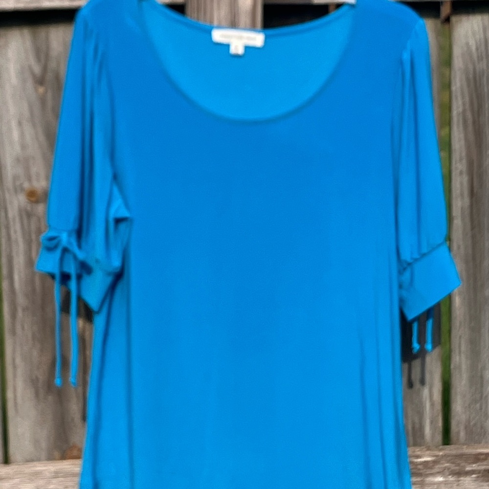 PerSeption Concept Vibrant Blue Blouse